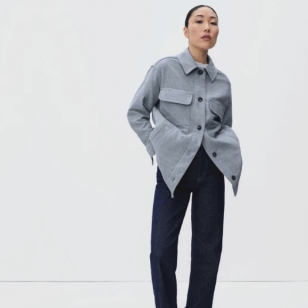 Everlane oversized shirt jacket
